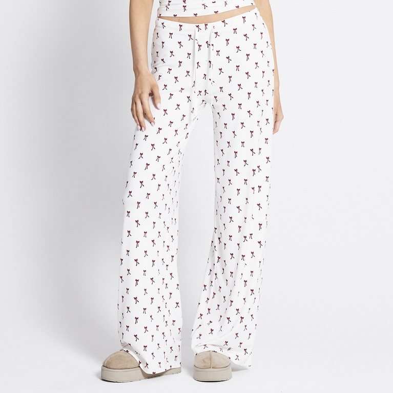 Loose soft pants "Holly Printed"
